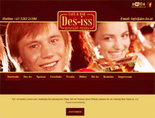 Tablet Screenshot of des-iss.at